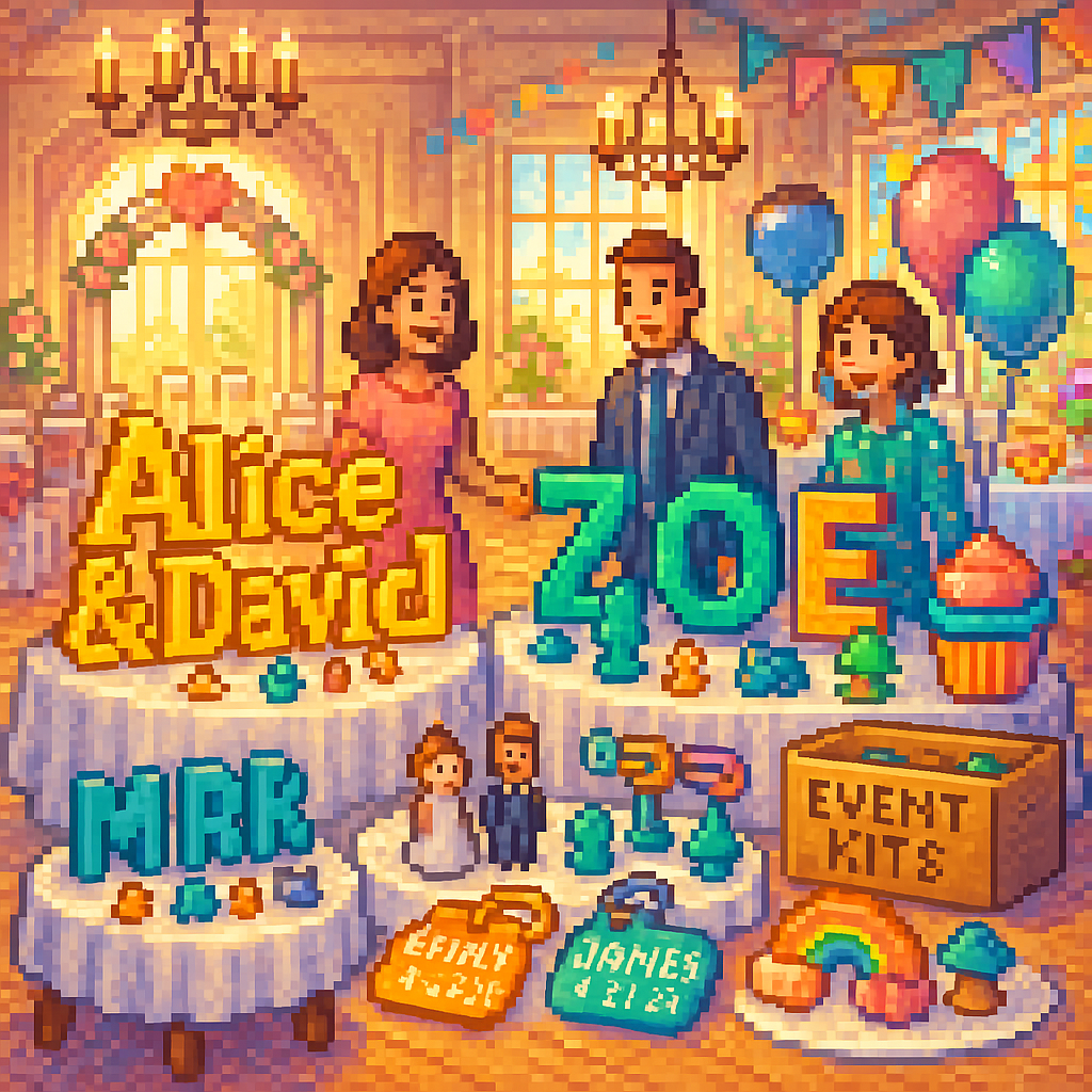 Eventos con diseños en 3D